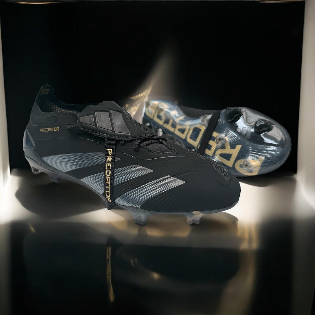 ADIDAS PREDATOR ELITE TONGUE FG 'Dark Spark pack' Pack - Core Black/Carbon/Gold Met