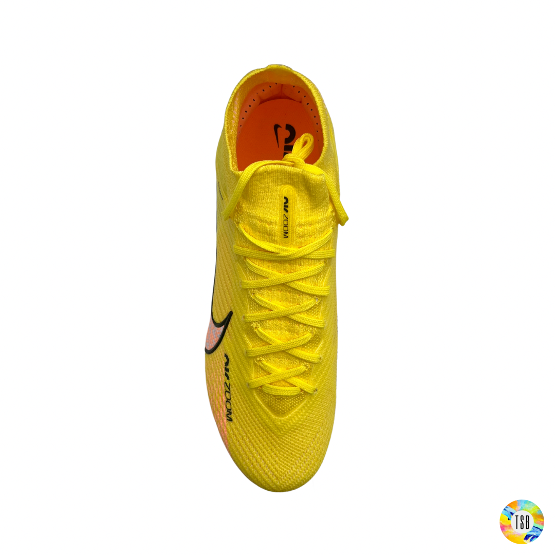 Nike Zoom Mercurial Superfly IX Elite SG Pro Anti Clog - Yellow Strike/Sunset Glow/Barely Grape