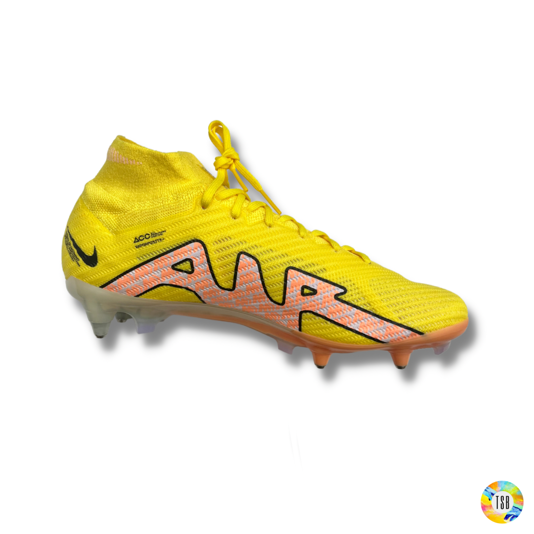 Nike Zoom Mercurial Superfly IX Elite SG Pro Anti Clog - Yellow Strike/Sunset Glow/Barely Grape