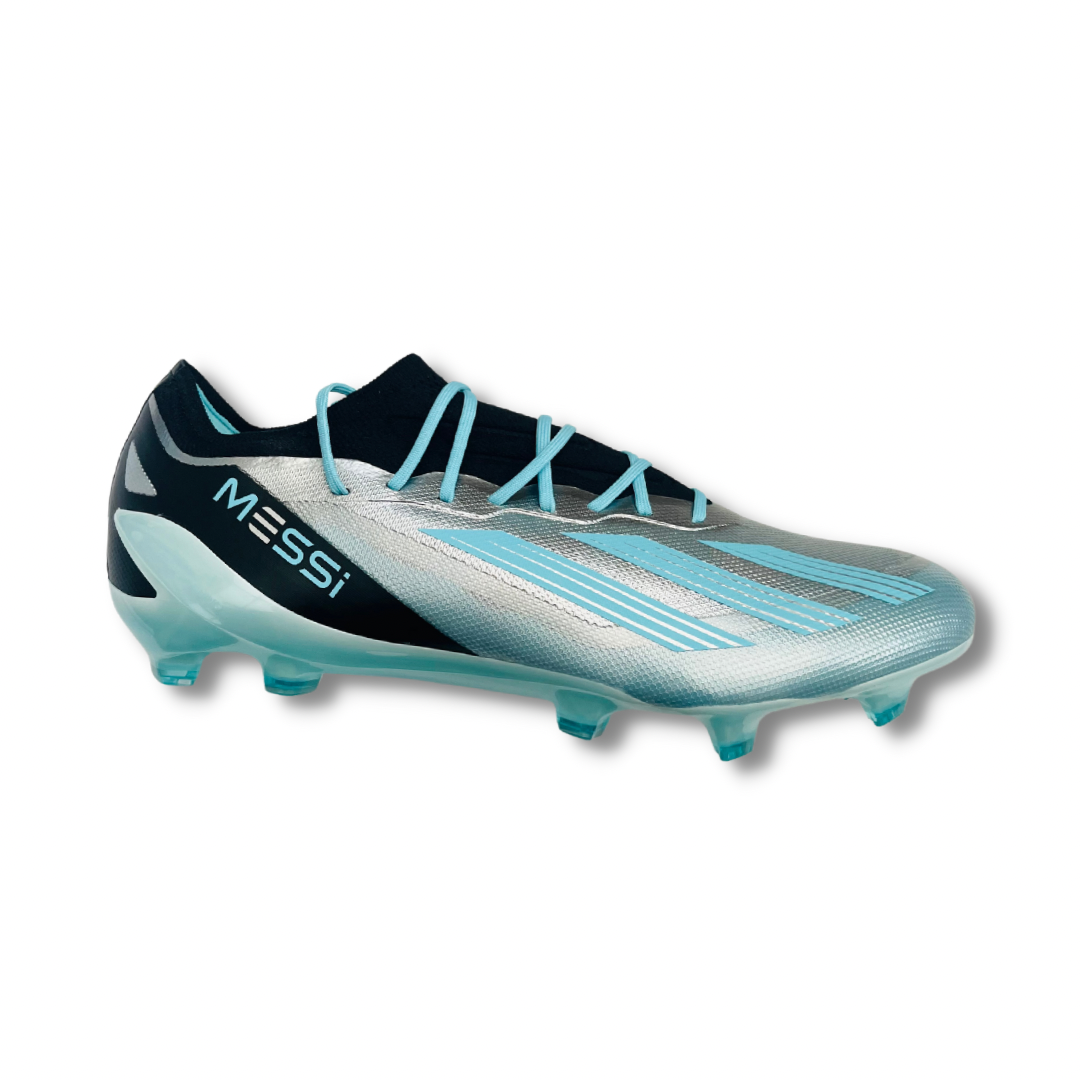 adidas X Crazyfast Messi.1 FG Silver Met Bliss Blue Core Black TopSpecBoots
