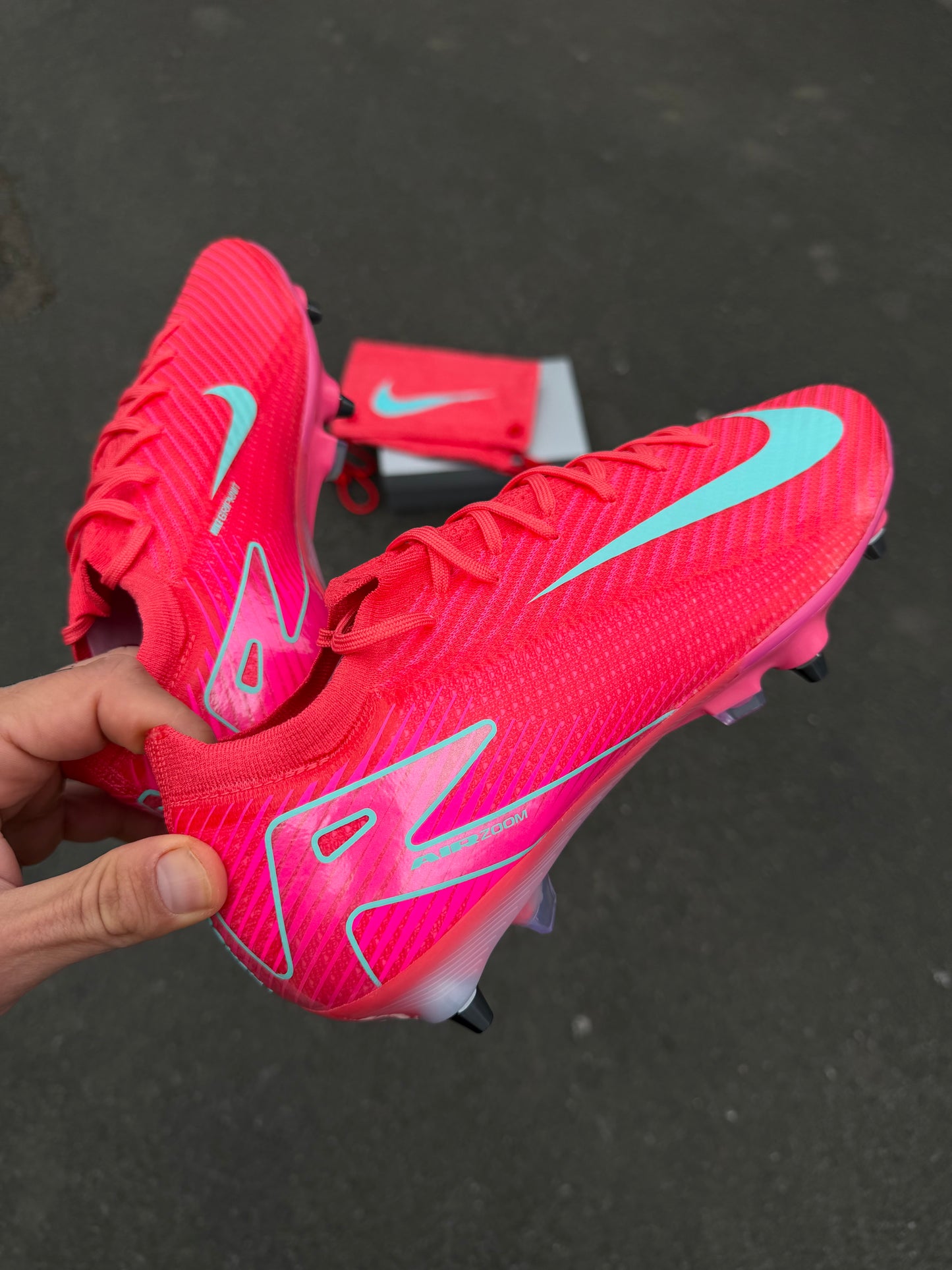 Nike Mercurial Vapor 16 Elite SG-Pro Player Edition 'Mad Energy pack' Ember Glow/Aurora Green