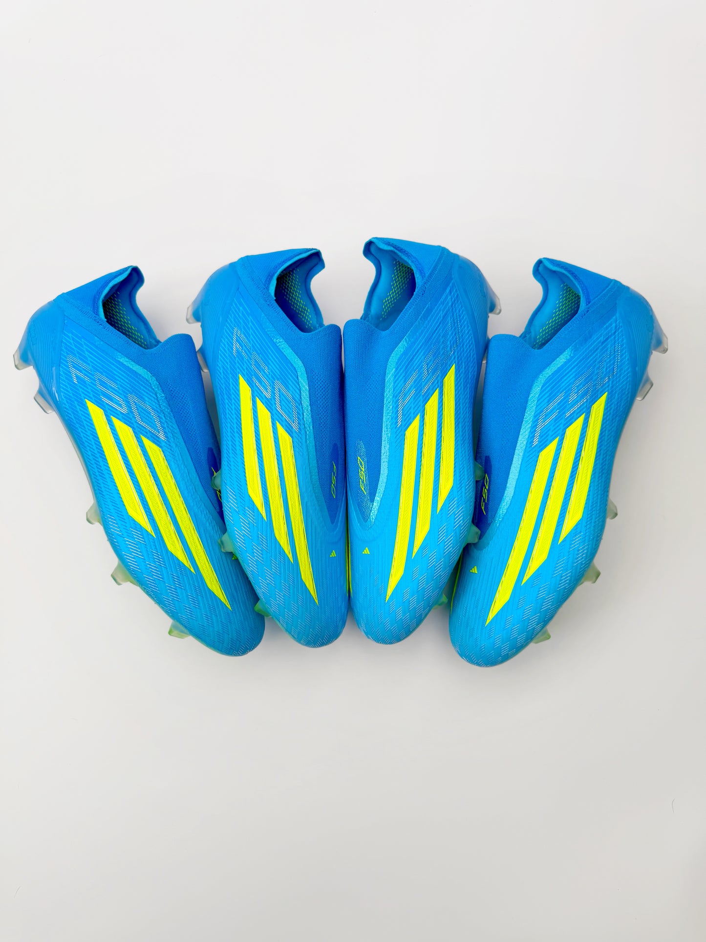 Adidas F50 Elite Laceless 'Ice Cold Precision' Lucid Ray Blue/Solar Yellow/Aquamarine