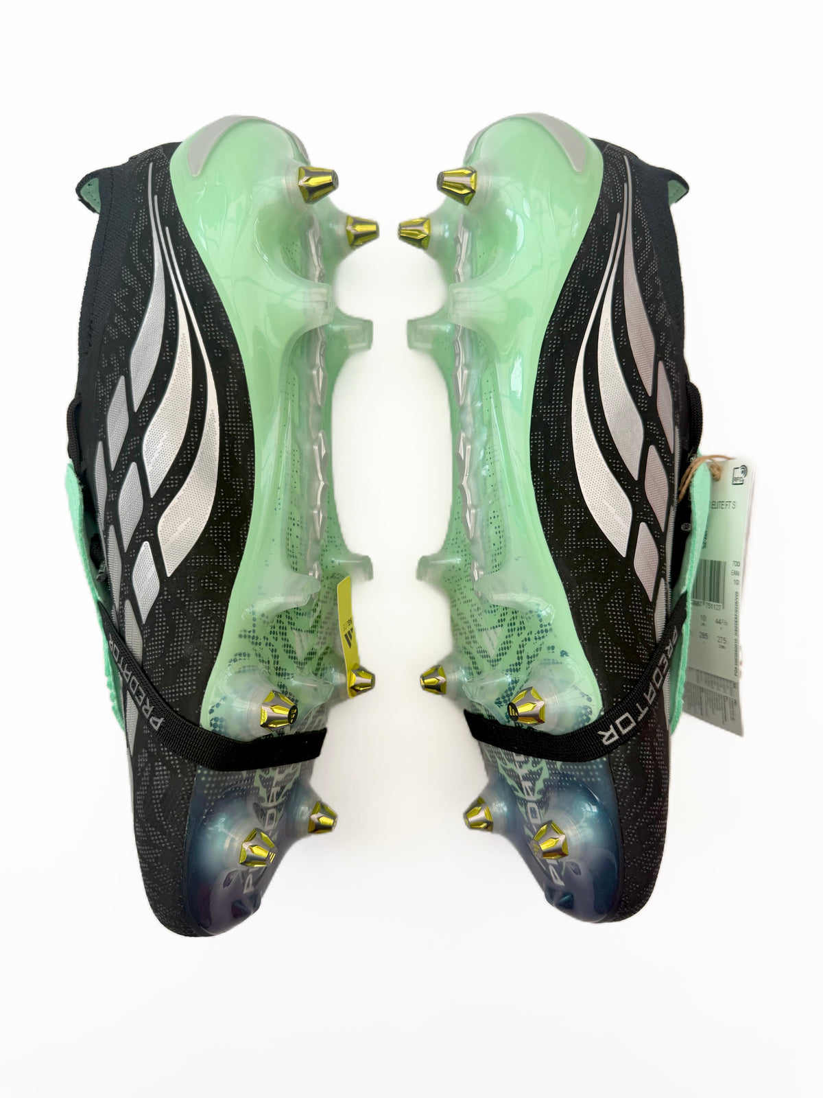 Adidas Predator Elite Tongue SG - Black/Silver/Pulse Mint
