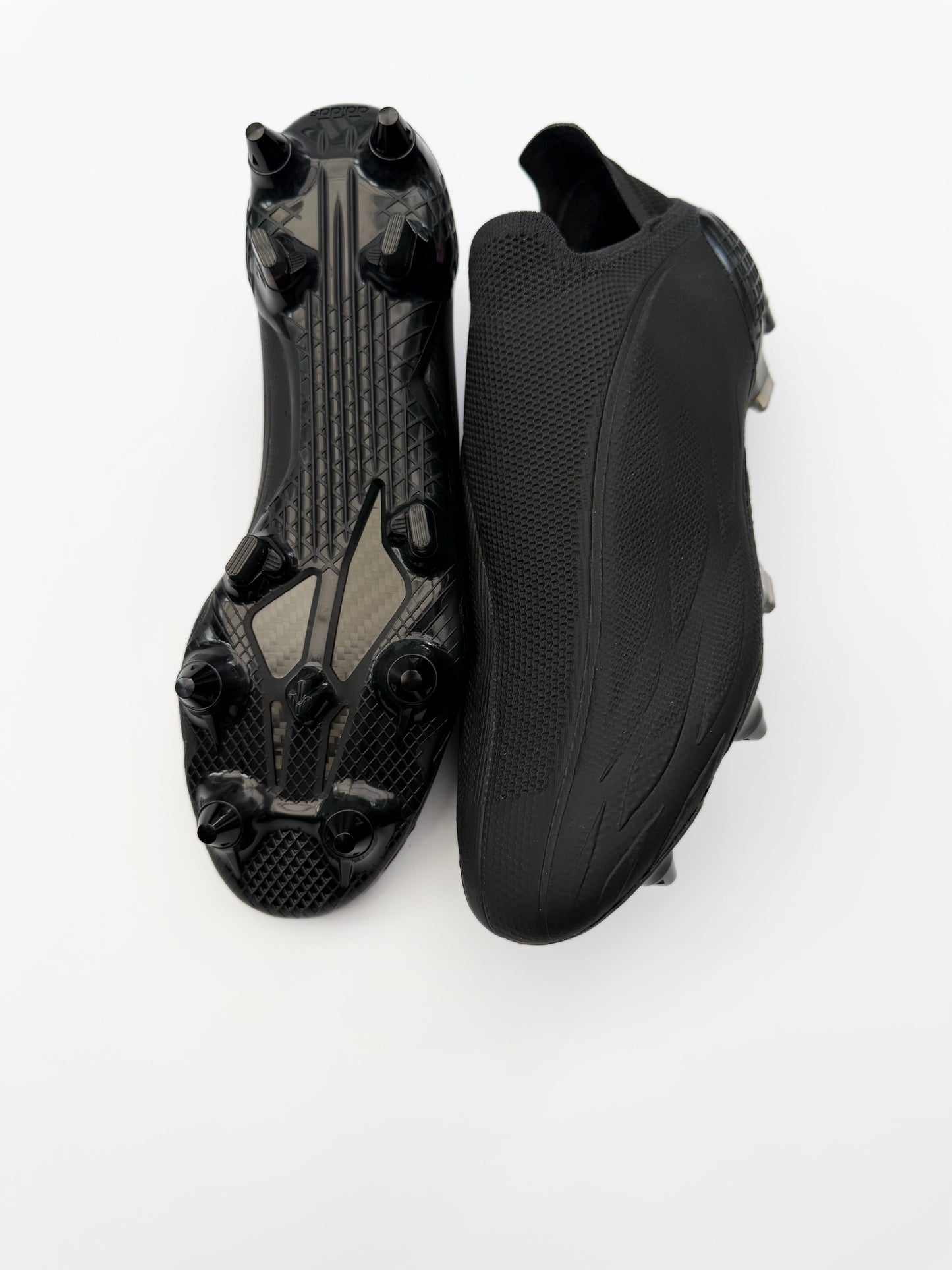 Adidas X Speedflow + Soft Ground Black/Black Laceless