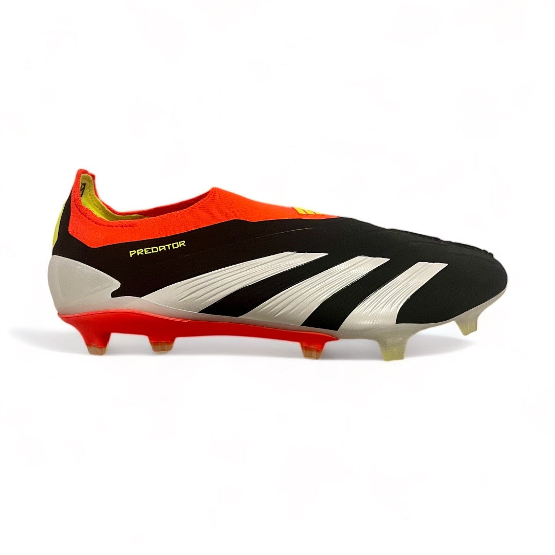 adidas Predator Elite Laceless FG Core Black/White/Sola