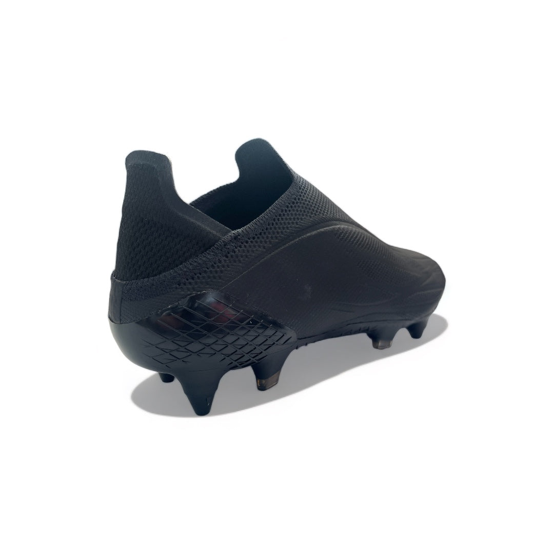 Adidas Speedflow + SG Black/Blackout Laceless