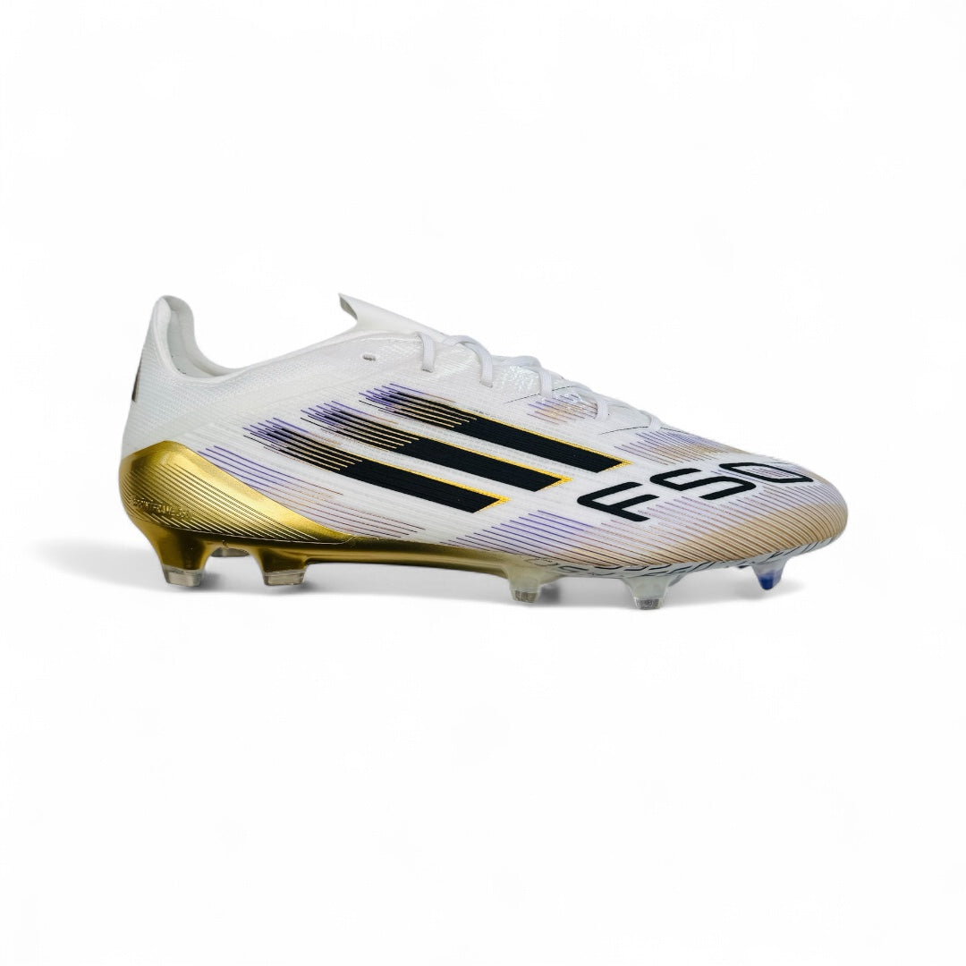 Adidas F50 Elite FG 'Road to Glory' Pack - White/Core Black/Met Gold