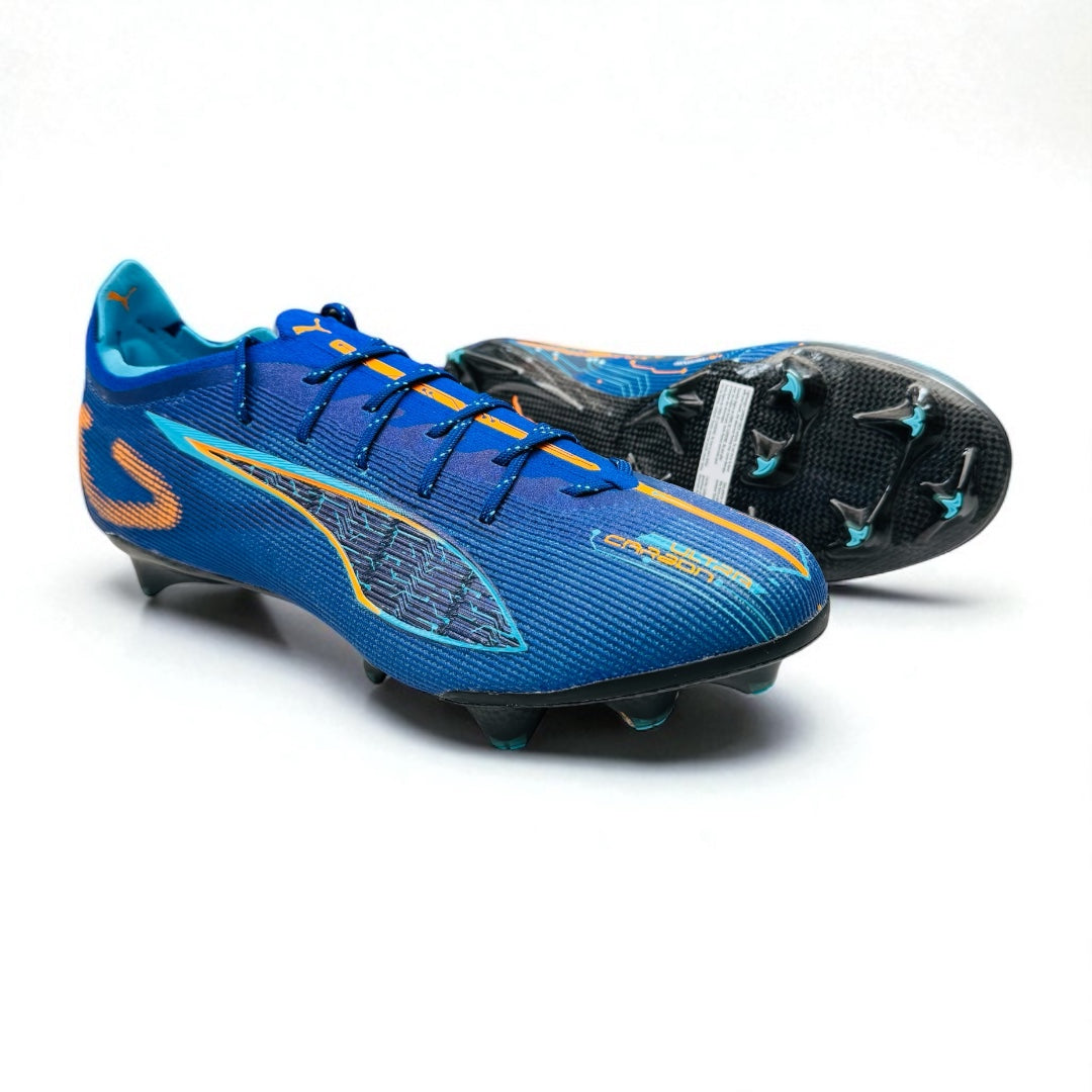 Puma Ultra 5 Carbon Speed (Special Edition) FG Vivid Blue/Heat Fire/Bright Aqua/Puma Black