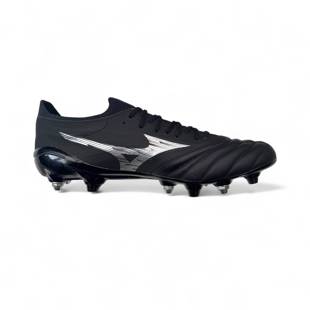 MIZUNO MORELIA NEO IV BETA ELITE MIX SG Black/Galaxy Silver/Black.
