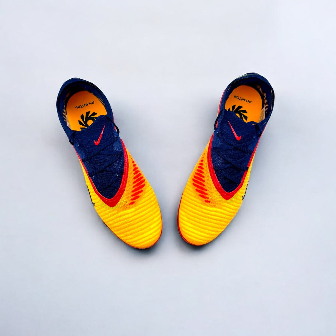NIKE PHANTOM 6 ELITE LOW X HAALAND FG Laser Orange/Lemon Venom/Blue Void