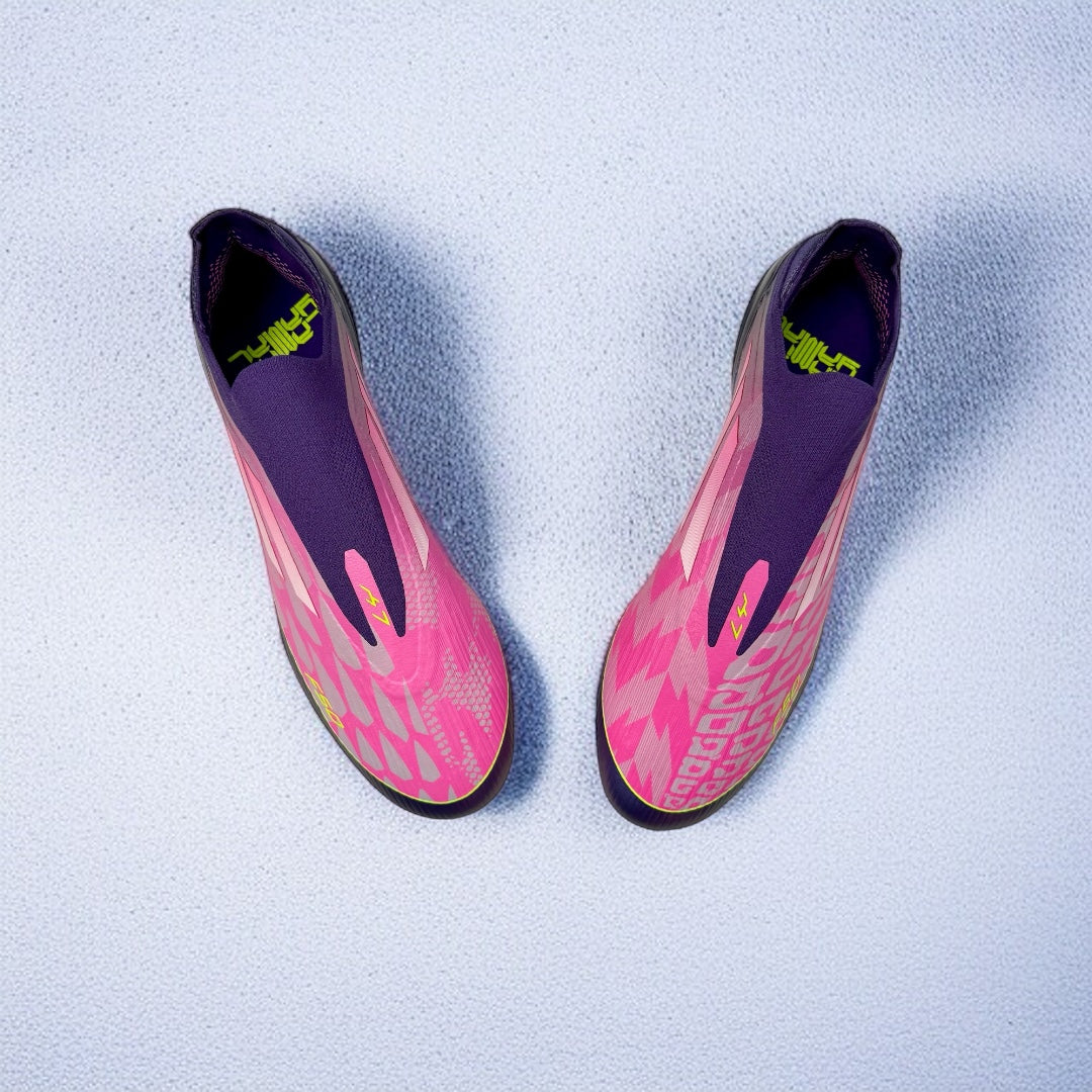 Adidas F50 Laceless LY Limited Edition - Purple / Cloud White / Lucid Lemon