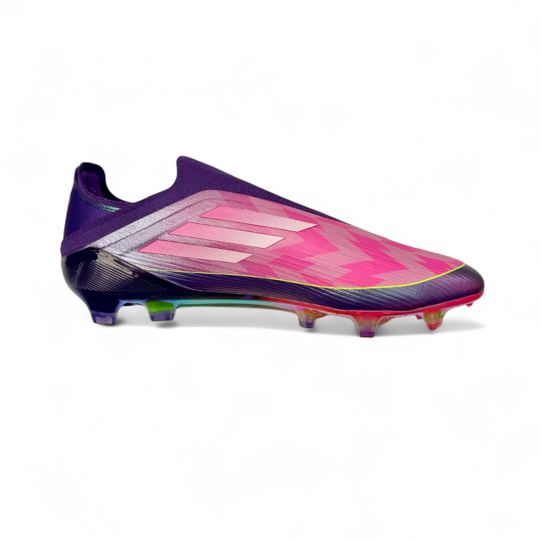 Adidas F50 Laceless LY Limited Edition - Purple / Cloud White / Lucid Lemon