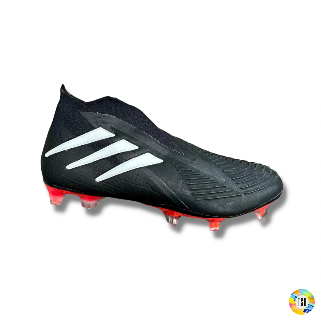 Adidas predator black white red sales