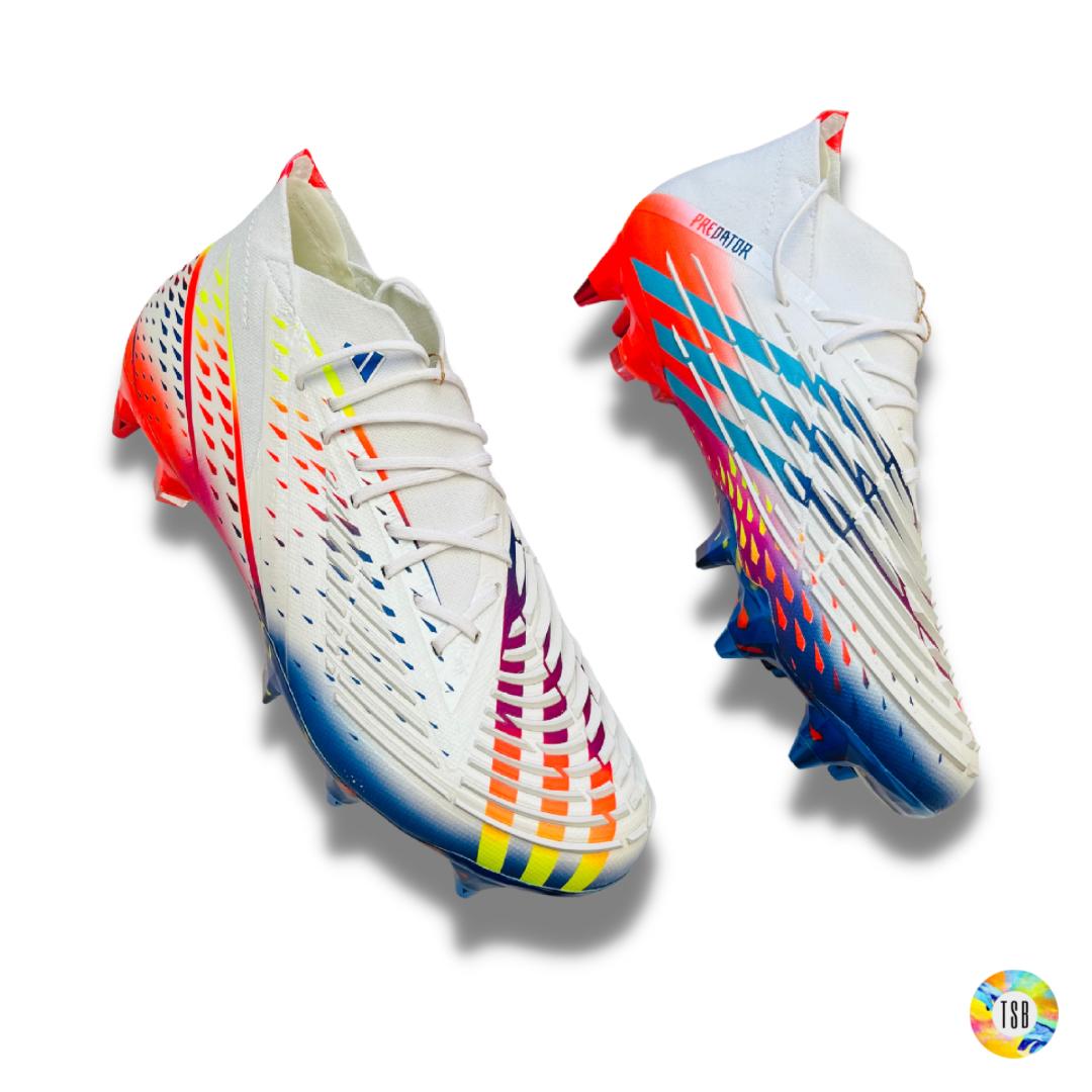 Adidas Predator Edge.1 Soft Ground (World cup release) - White/Yellow/Blue - TopSpecBoots