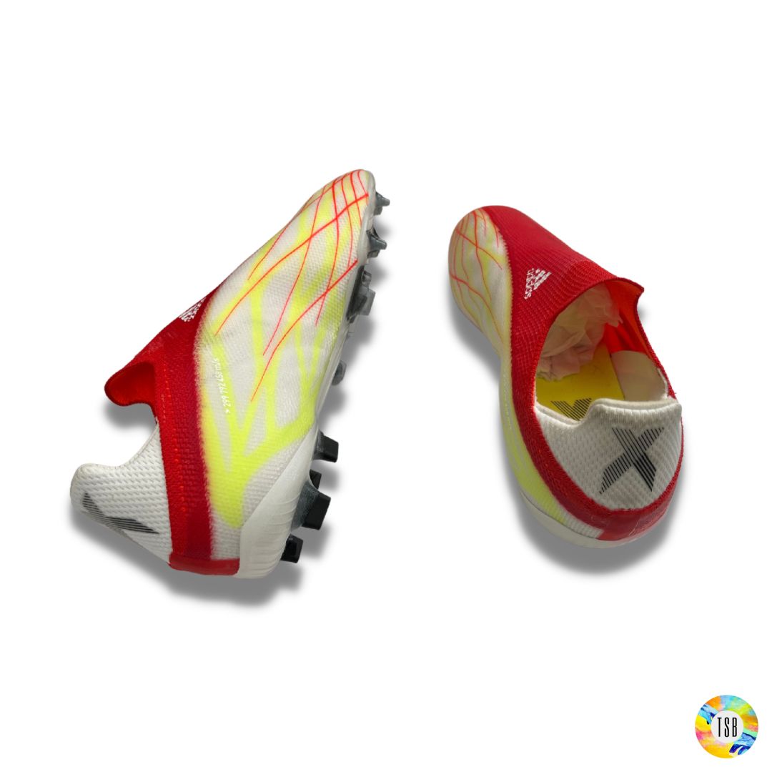 Adidas Speedflow + Firm Ground - Team Red/White/Yellow - TopSpecBoots