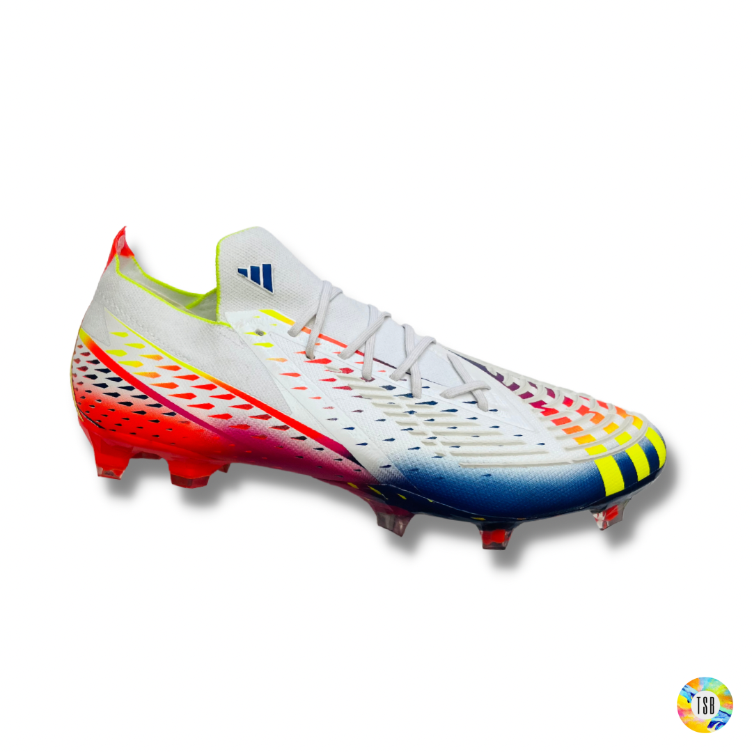 adidas Predator Edge.1 Low FG White/Solar Yellow/Power Blue