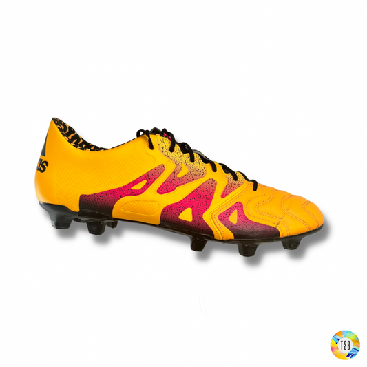 adidas X 15 + Primeknit FG/AG - Solar Gold/Core Black/Shock Pink