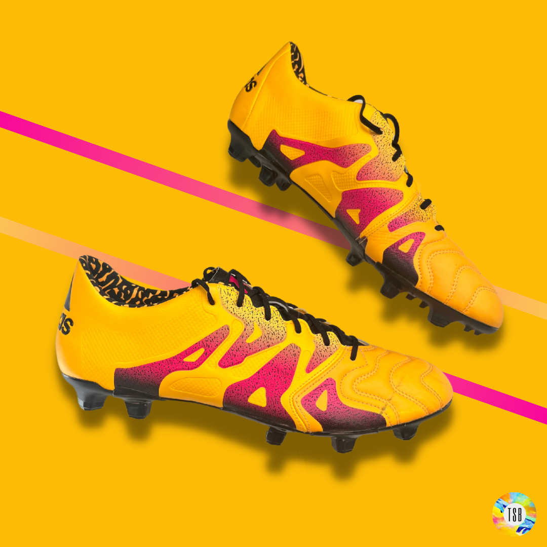 adidas X 15 + Primeknit FG/AG - Solar Gold/Core Black/Shock Pink