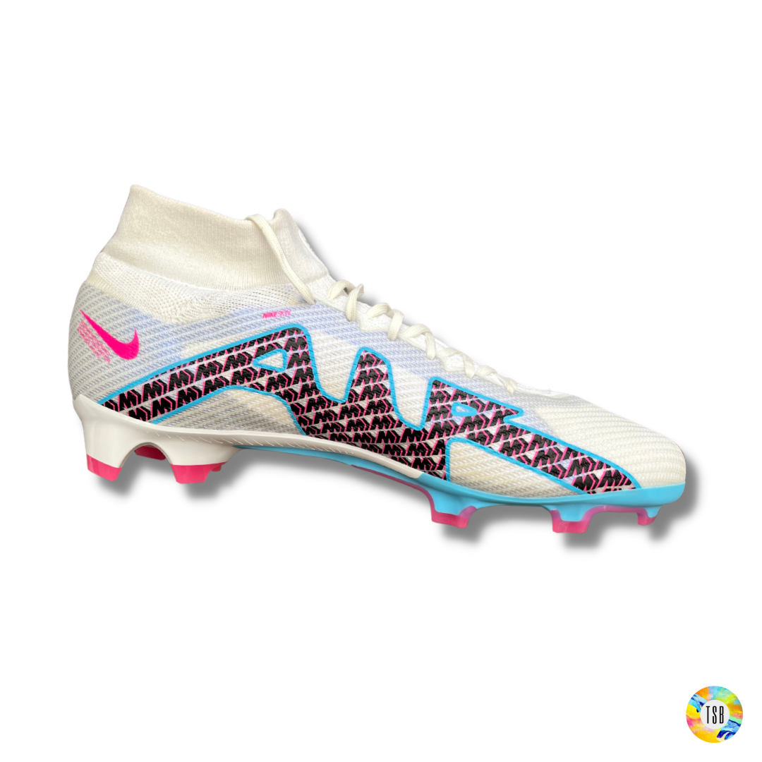 Nike Mercurial Vapor Elite SG Football Boots White/Blue/Pink, £125.00