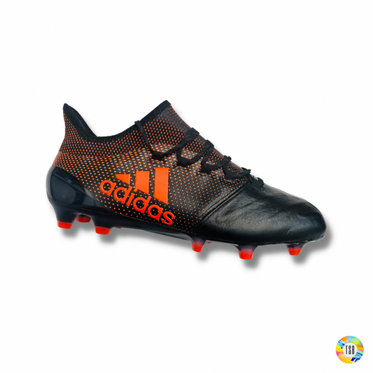 adidas X 17.1 FG leather - Core Black/Solar Red/Solar Orange