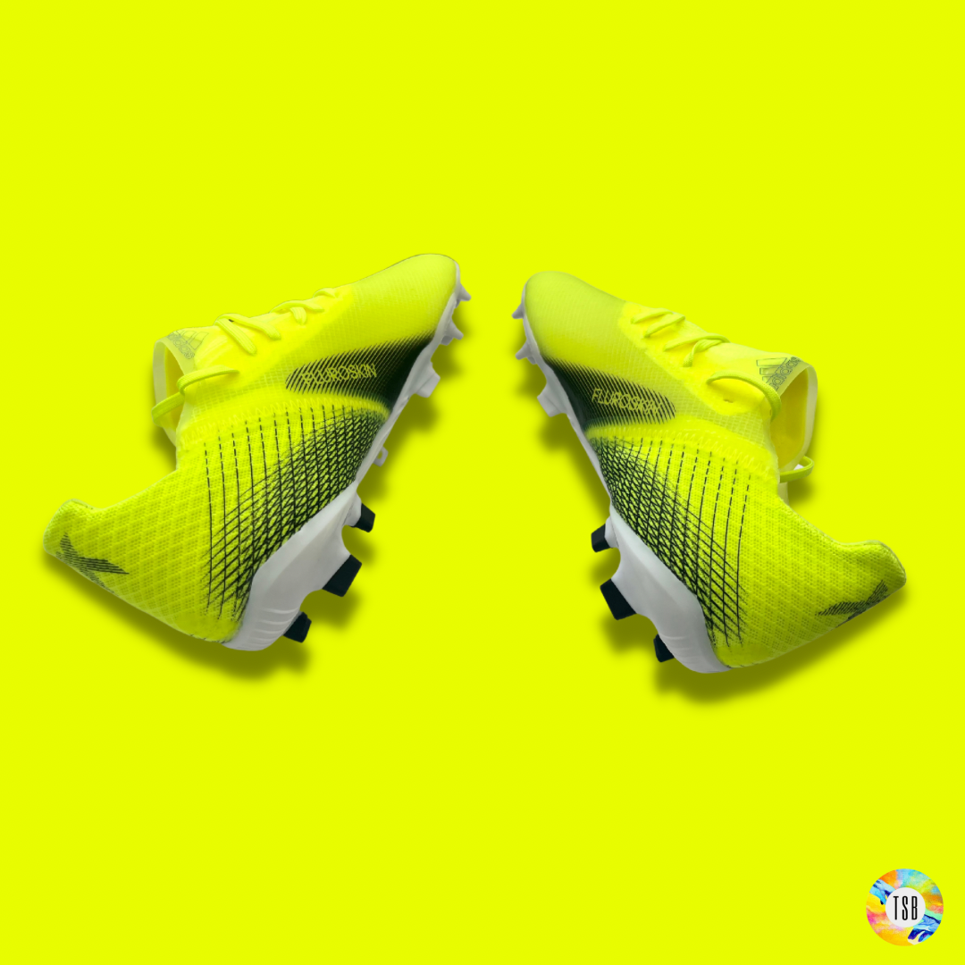 Adidas X Ghosted.1 Firm Ground Junior/Artificial Grass- Solar Yellow/Black - TopSpecBoots