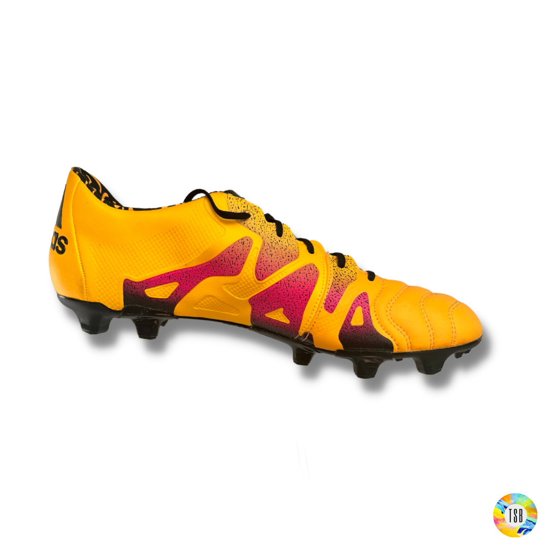 adidas X 15 + Primeknit FG/AG - Solar Gold/Core Black/Shock Pink