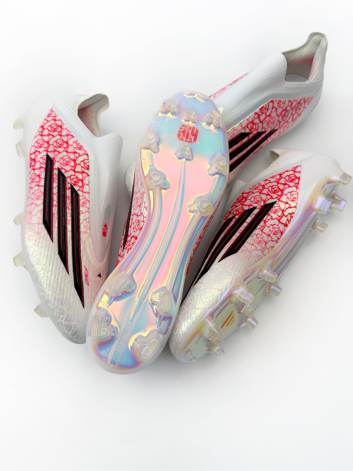 Adidas F50 Elite Laceless x Lamie Yamal FG - Ftwr White/Core Black/Lucid Red