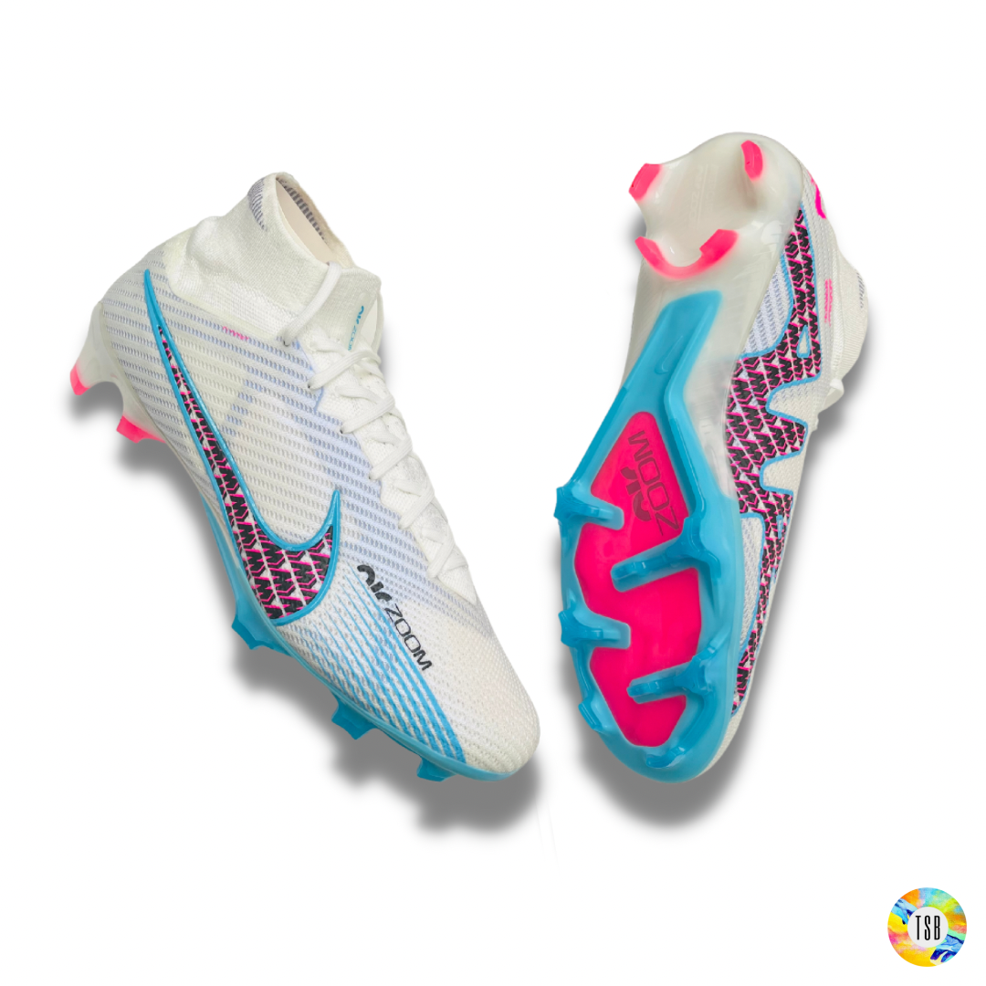 Pink and white mercurial cheap