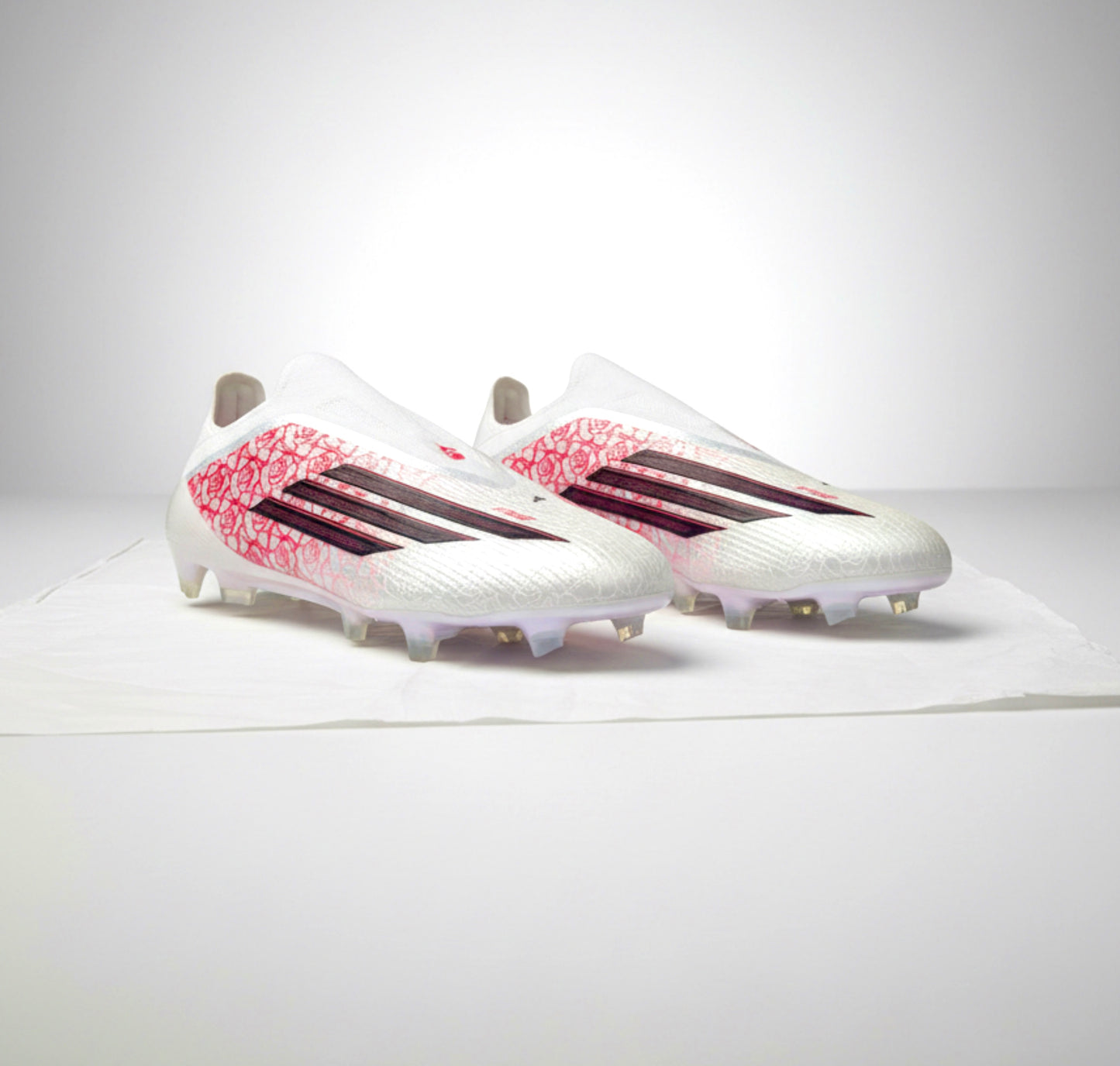 Adidas F50 Elite Laceless x Lamie Yamal FG - Ftwr White/Core Black/Lucid Red