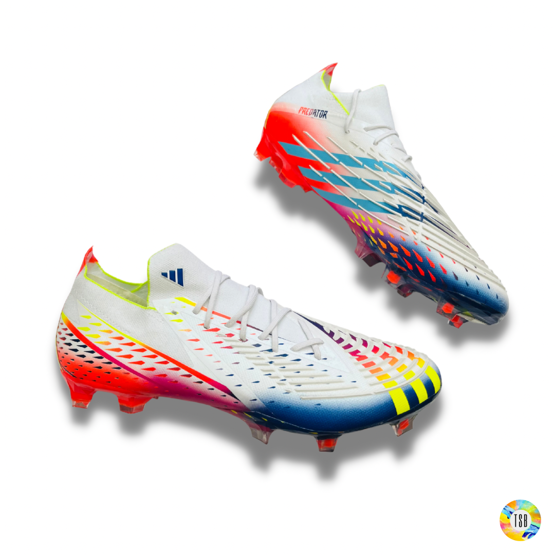 adidas Predator Edge.1 Low FG White/Solar Yellow/Power Blue