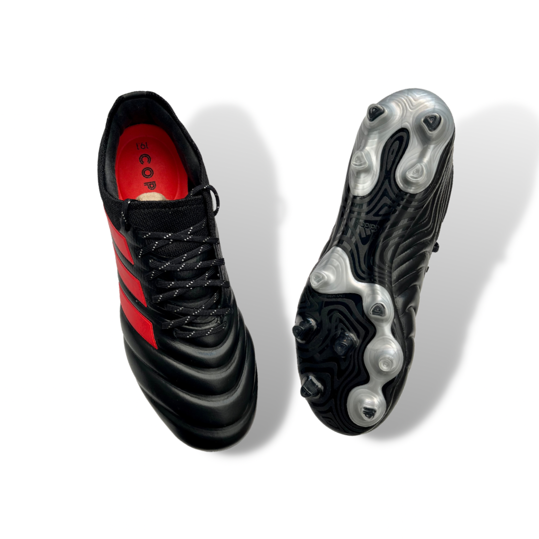 Adidas Copa 19.1 Firm Ground - Black/Red - TopSpecBoots