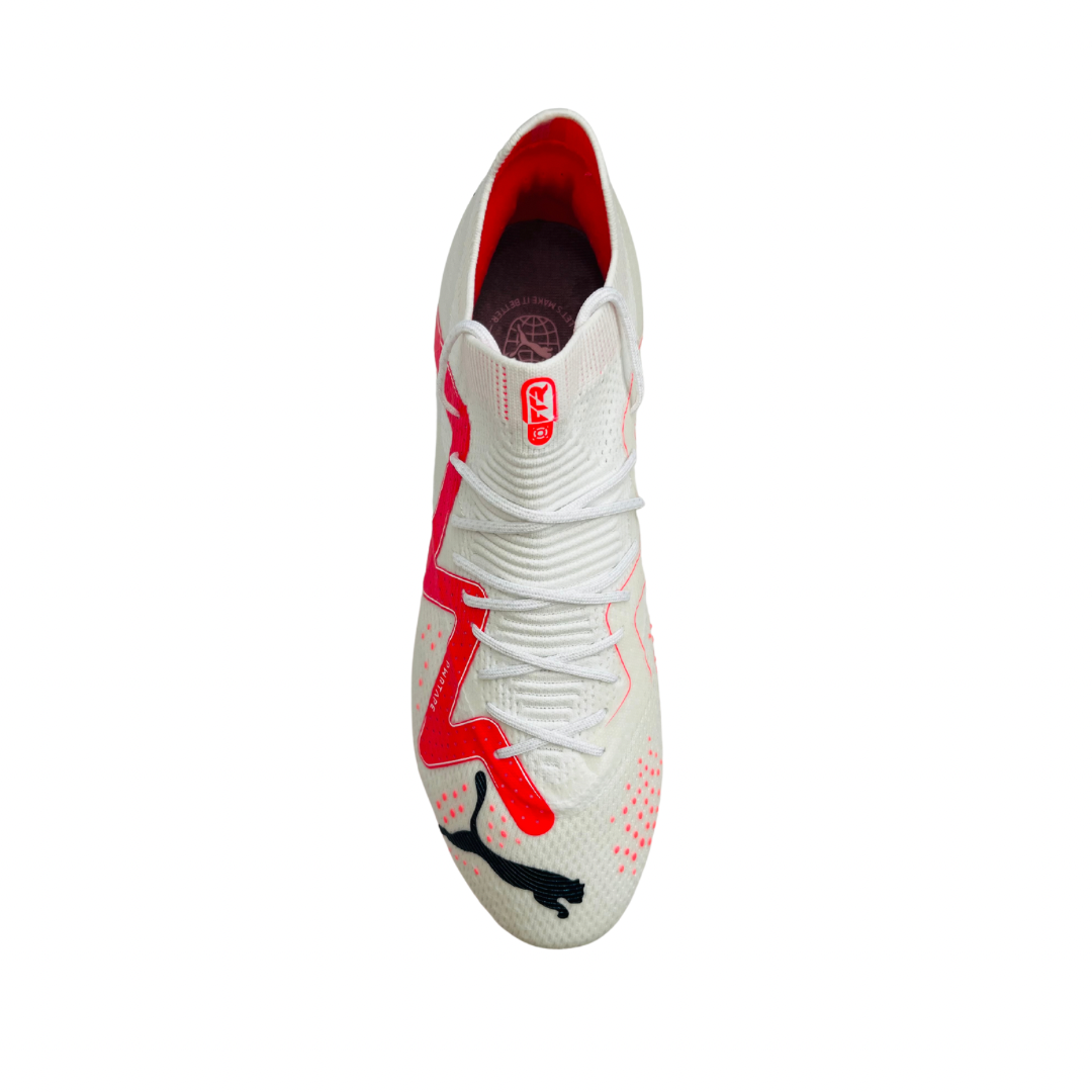 Puma Future Ultimate FG Puma White/Fire Orchid