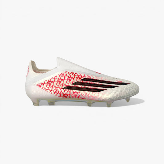 Adidas F50 Elite Laceless x Lamie Yamal FG - Ftwr White/Core Black/Lucid Red