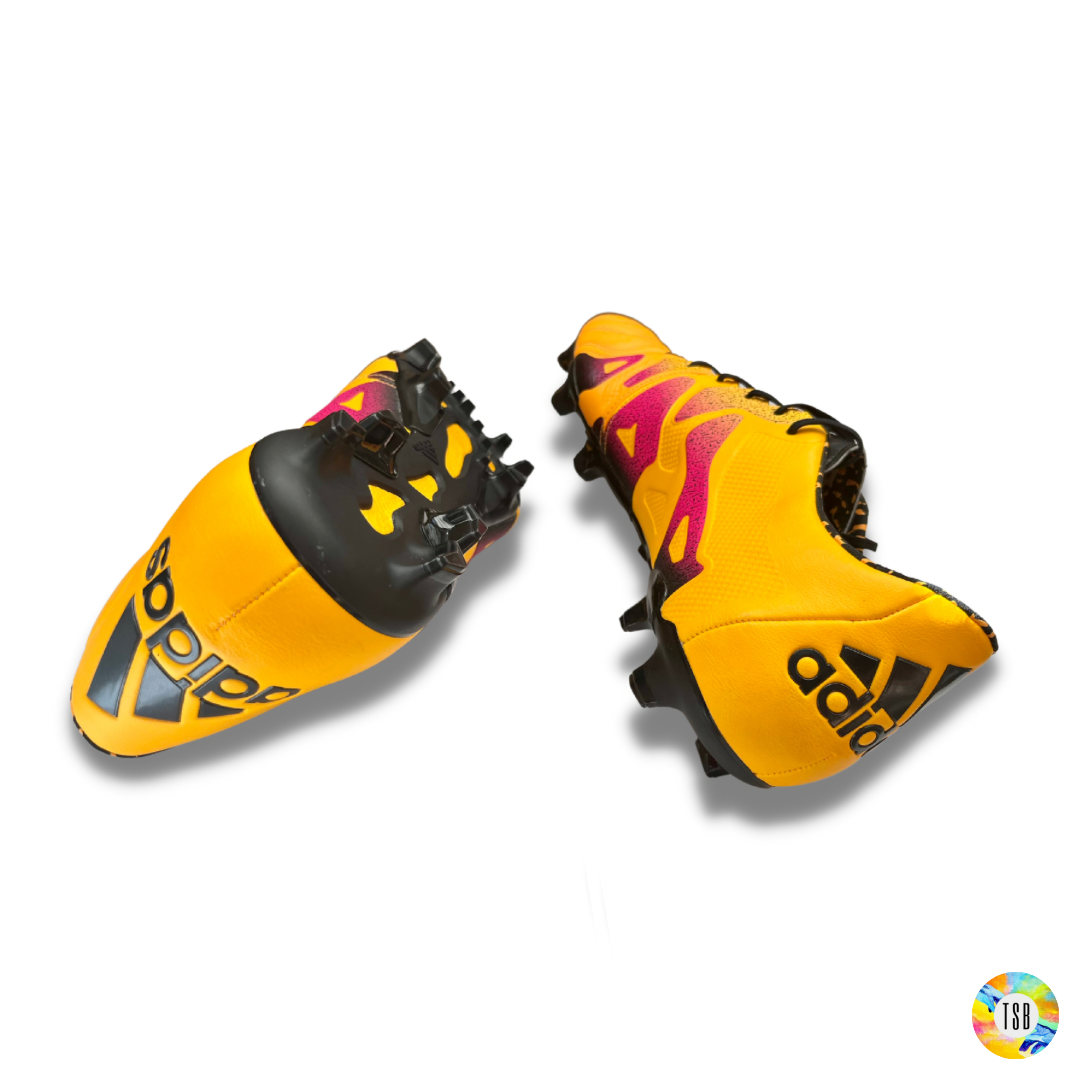 adidas X 15 + Primeknit FG/AG - Solar Gold/Core Black/Shock Pink