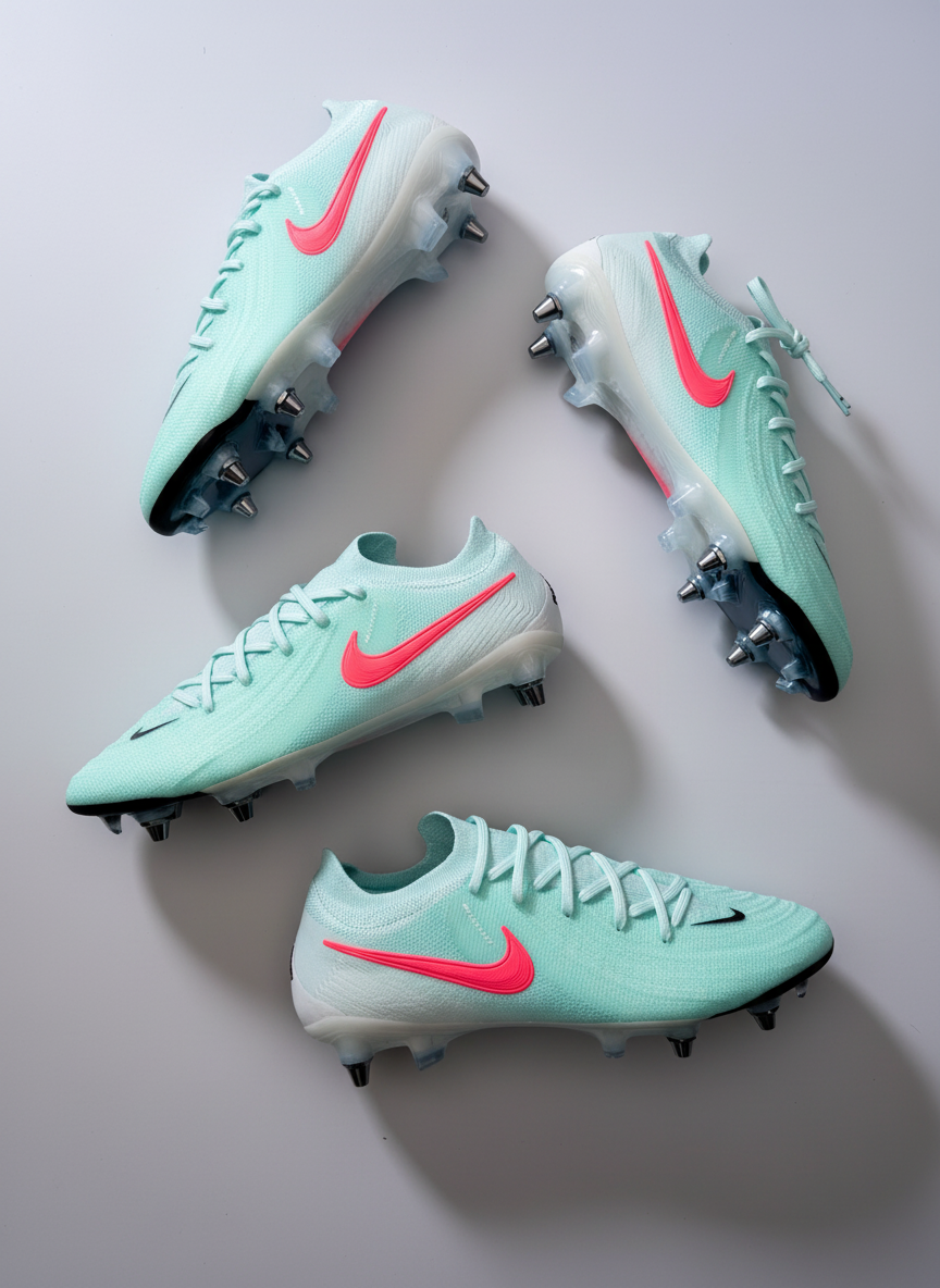 Nike Phantom GX2 Elite SG-Player Edition Mint/Atomic Red 'Mad Energy' Pack (Made in Bosnia)