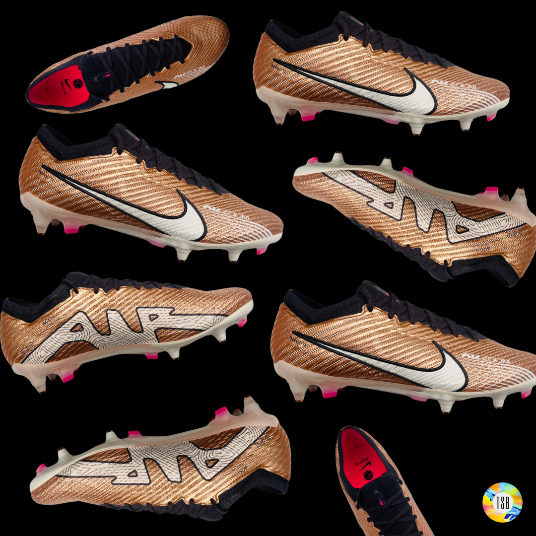 Sepatu Bola Nike Air Zoom Mercurial Vapor 15 Elite SG PRO Anti Clog  Generation Metallic Copper