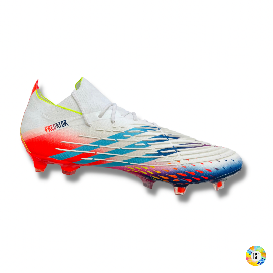 adidas Predator Edge.1 Low FG White/Solar Yellow/Power Blue