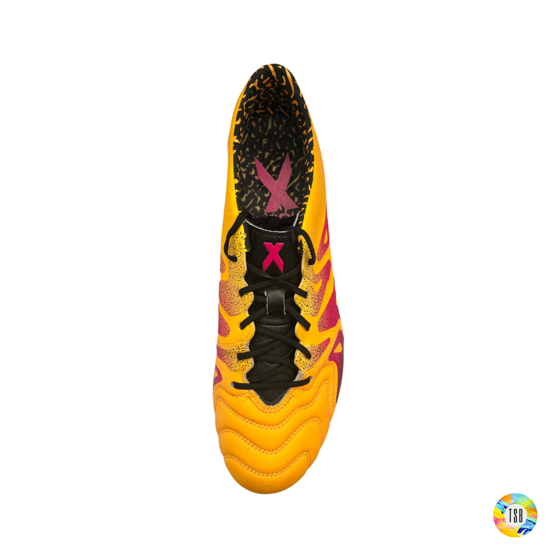 adidas X 15 + Primeknit FG/AG - Solar Gold/Core Black/Shock Pink