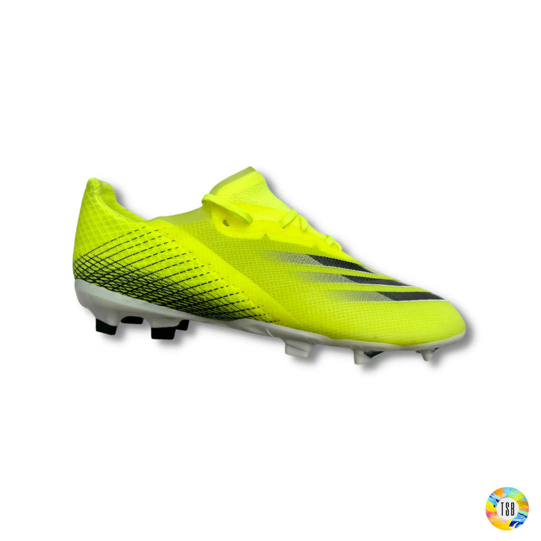 Adidas X Ghosted.1 Firm Ground Junior/Artificial Grass- Solar Yellow/Black - TopSpecBoots