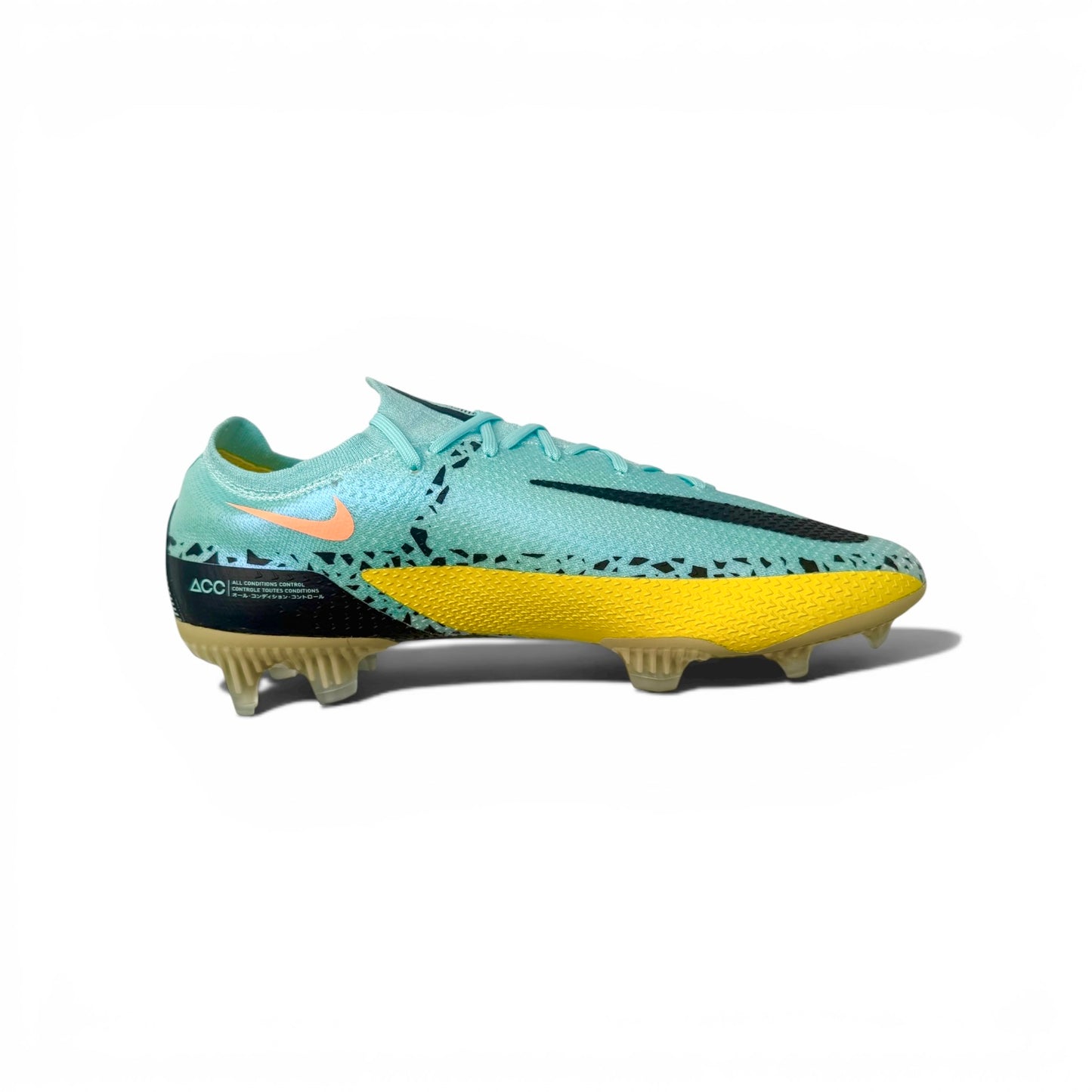Nike Phantom GT II Elite FG - Glacier Ice/Black/Yellow Strike