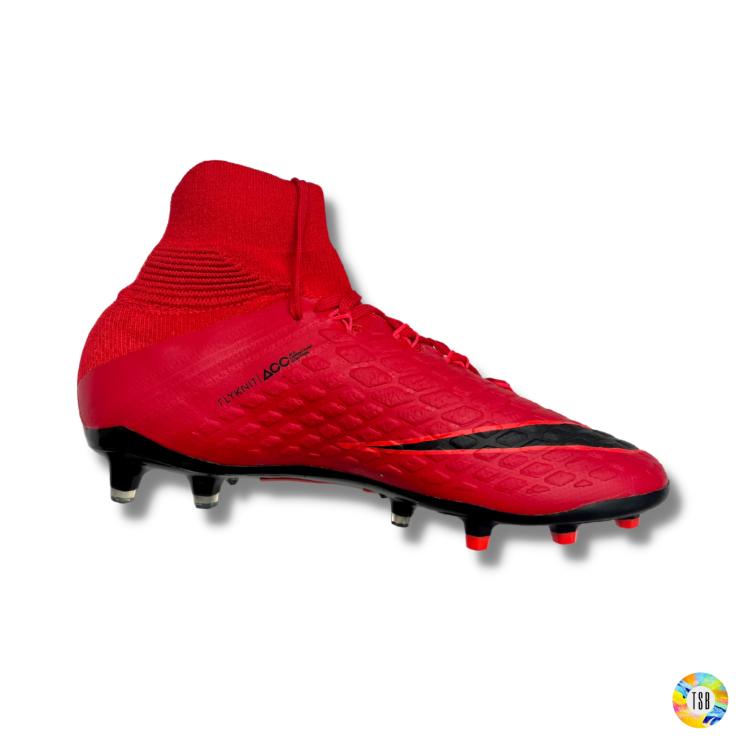 Nike Hypervenom Phantom 3 DF FG Fire University Red Black Kids