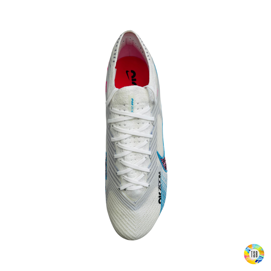 Nike Zoom Mercurial Vapor 15 Elite SG-Pro - White/Pink Blast/Indigo Haze/Baltic Blue