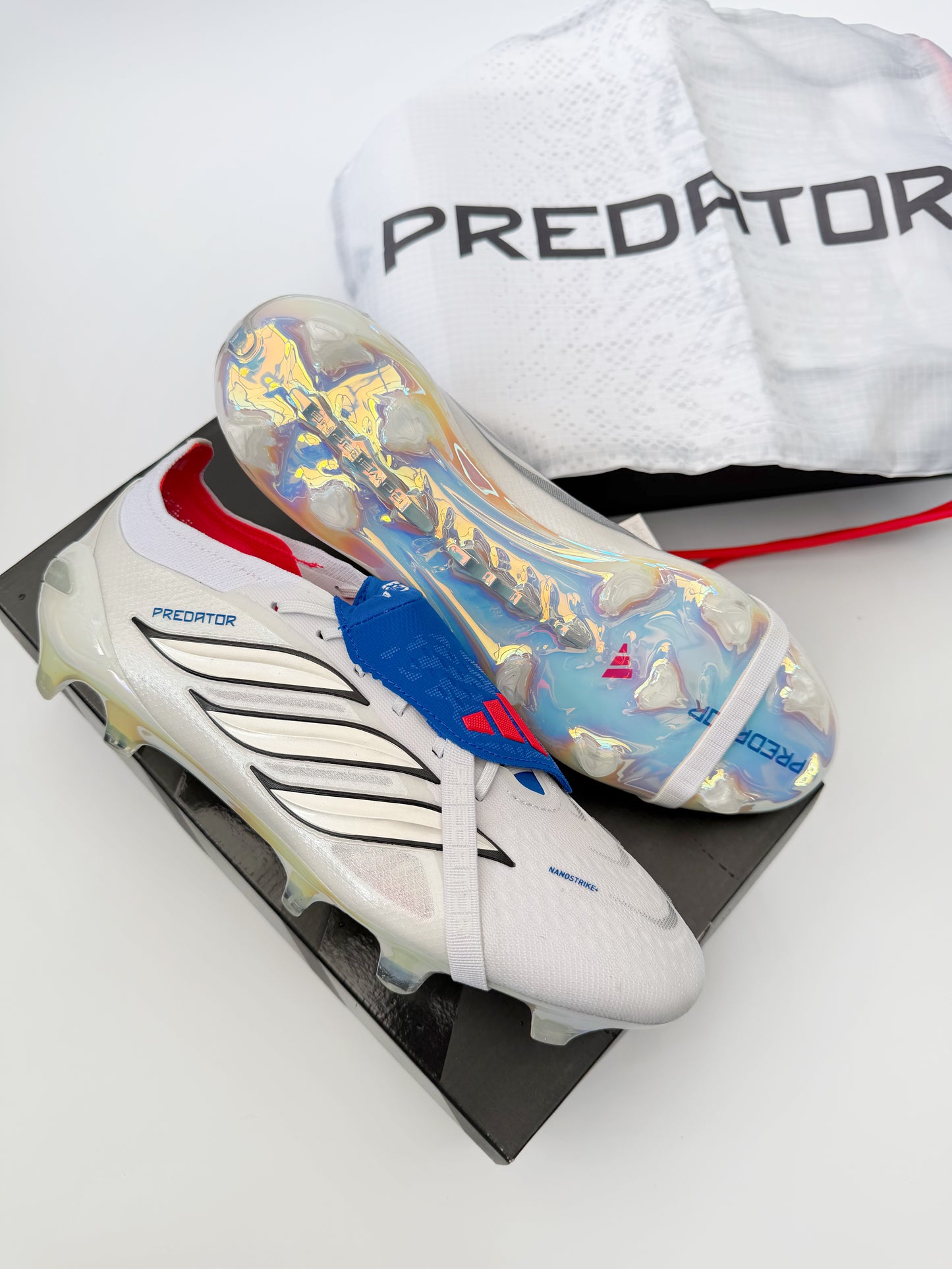Adidas Predator Elite Tongue FG White/Zero Met./Team Royal Blue (Jude Bellingham Limited Edition)