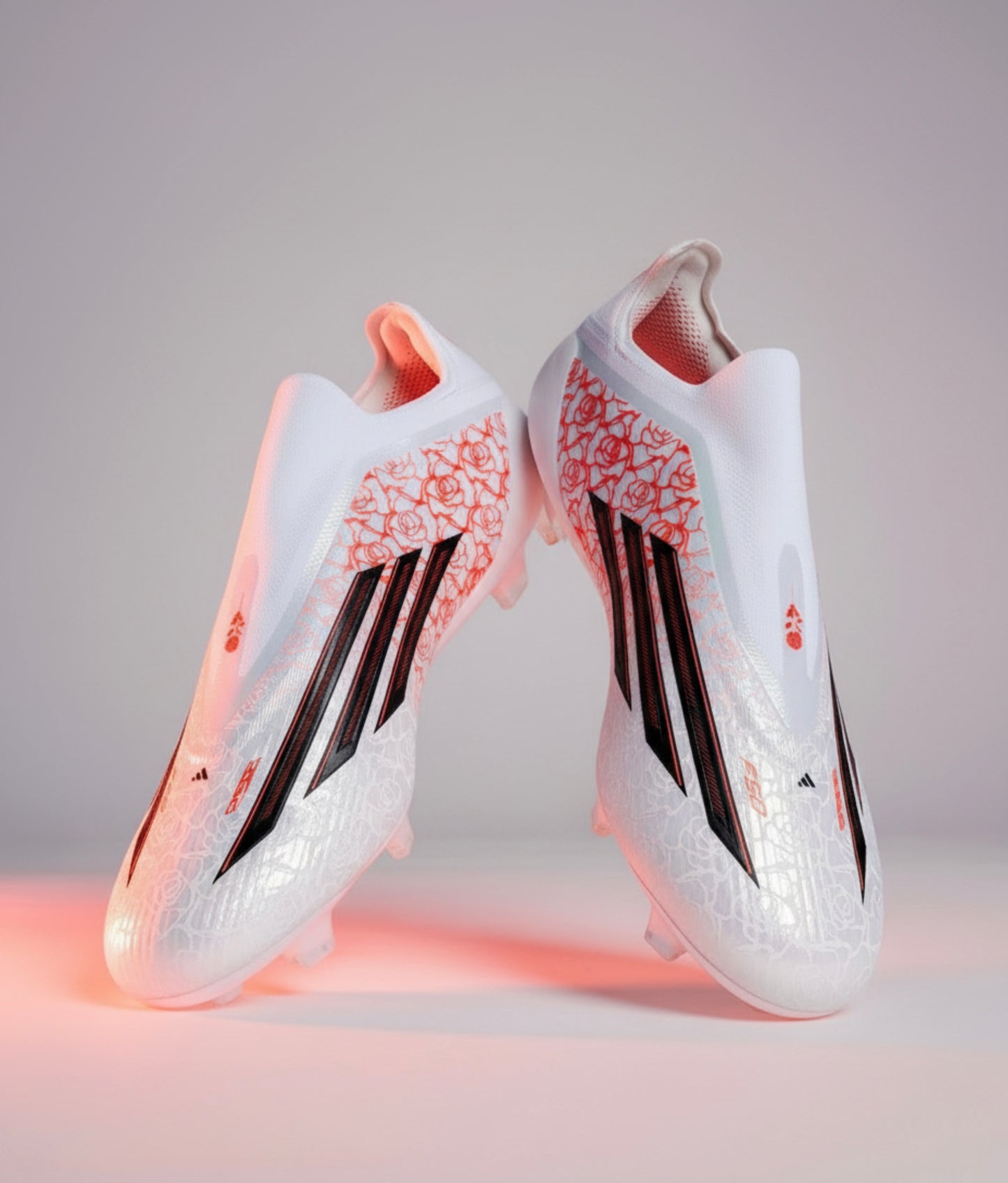 Adidas F50 Elite Laceless x Lamie Yamal FG - Ftwr White/Core Black/Lucid Red