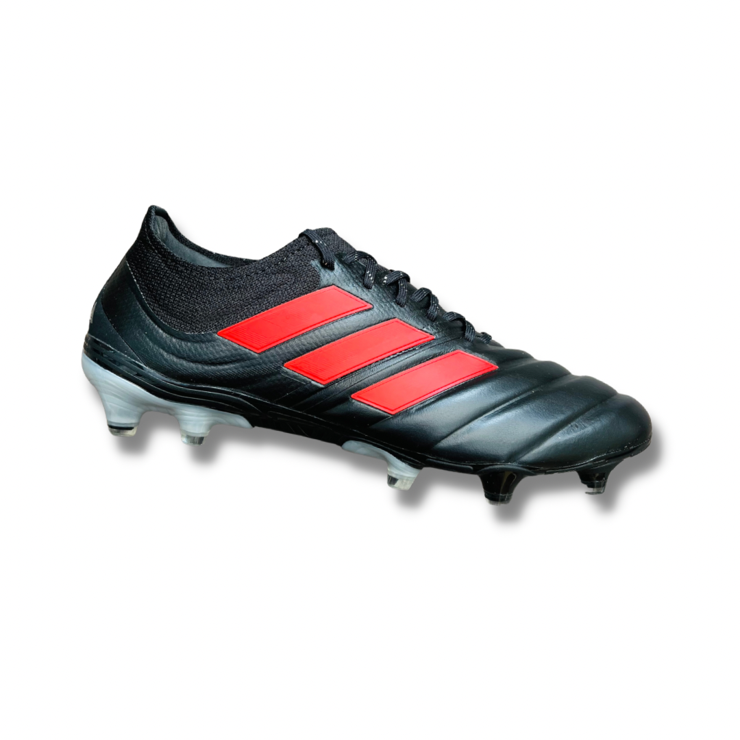 Adidas Copa 19.1 Firm Ground - Black/Red - TopSpecBoots