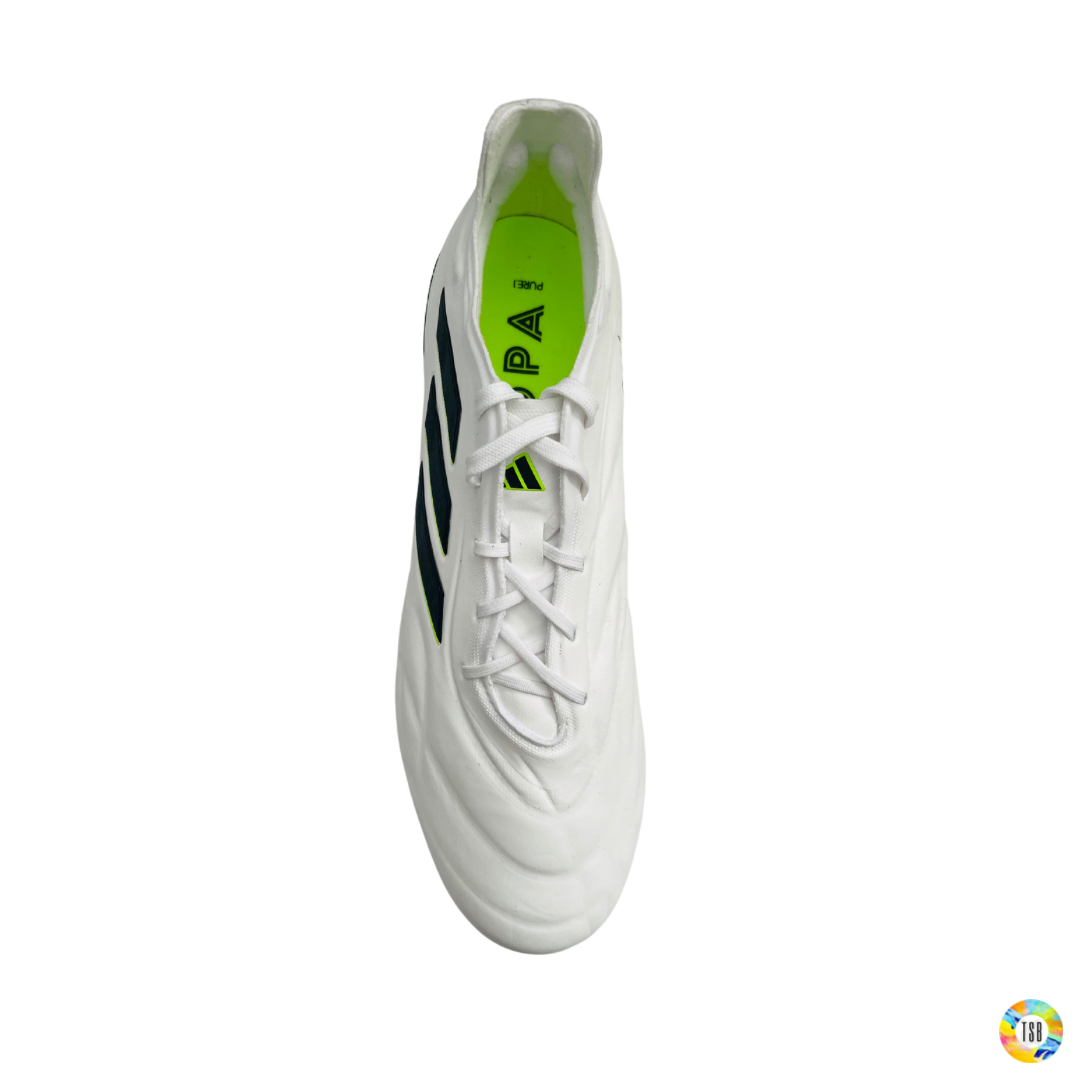 adidas Copa Pure.1 FG White/Core Black/Lucid Lemon