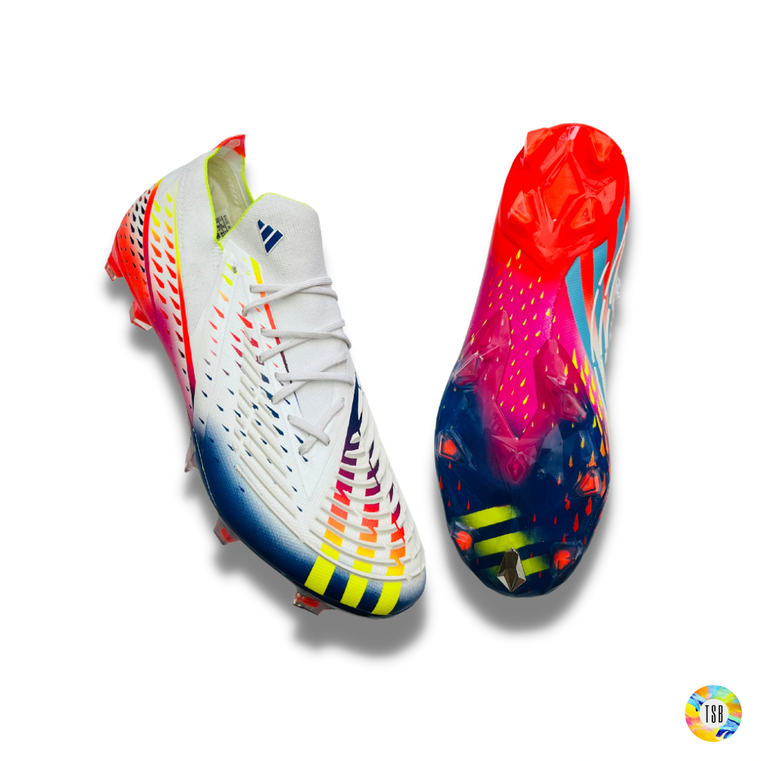 adidas Predator Edge.1 Low FG White/Solar Yellow/Power Blue