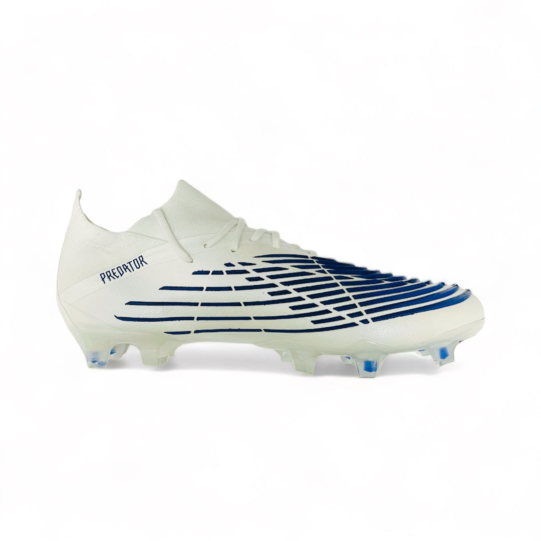 Adidas Predator Edge.1 Low Firm Ground - White/High Res Blue