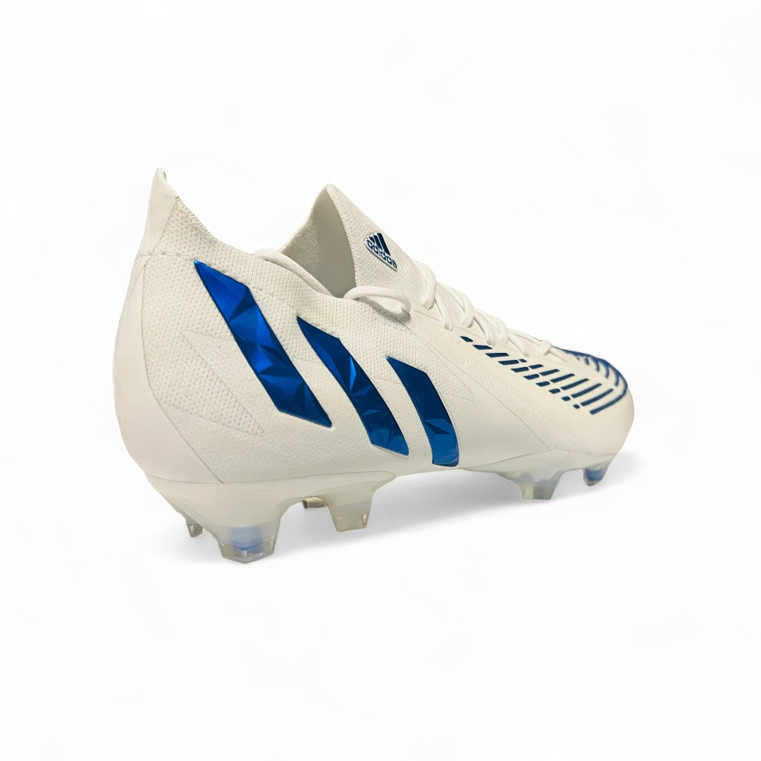 Adidas Predator Edge.1 Low Firm Ground - White/High Res Blue