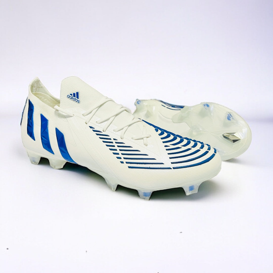 Adidas Predator Edge.1 Low Firm Ground - White/High Res Blue